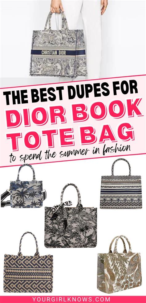 dior book tote name|Dior Book Tote dupes.